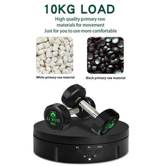 14.6cm USB Electric Rotating Turntable Display Stand Video Shooting Props Turntable for Photography, Load: 10kg