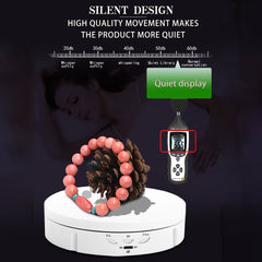 14.6cm USB Electric Rotating Turntable Display Stand Video Shooting Props Turntable for Photography, Load: 10kg