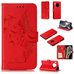 Feather Pattern Litchi Texture Horizontal Flip Leather Case with Holder & Wallet & Card Slots, For Huawei Mate 30, For Huawei Mate 30 Pro, For Huawei Mate 30 Lite / nova 5i Pro, For Xiaomi Redmi Note 8, For Xiaomi Redmi Note 8 Pro, For Galaxy A10s