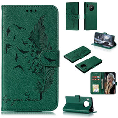 Feather Pattern Litchi Texture Horizontal Flip Leather Case with Holder & Wallet & Card Slots, For Huawei Mate 30, For Huawei Mate 30 Pro, For Huawei Mate 30 Lite / nova 5i Pro, For Xiaomi Redmi Note 8, For Xiaomi Redmi Note 8 Pro, For Galaxy A10s