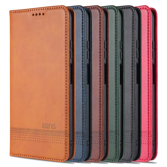 AZNS Magnetic Calf Texture Horizontal Flip Leather Case with Card Slots & Holder & Wallet, For Xiaomi Redmi Note 10 Pro, For Xiaomi Redmi Note 10 Pro Max, For Xiaomi Mi 10S, For vivo X60 Pro