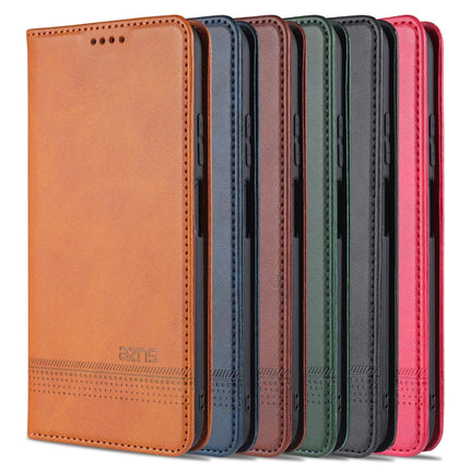 AZNS Magnetic Calf Texture Horizontal Flip Leather Case with Card Slots & Holder & Wallet, For Xiaomi Redmi Note 10 Pro, For Xiaomi Redmi Note 10 Pro Max, For Xiaomi Mi 10S, For vivo X60 Pro