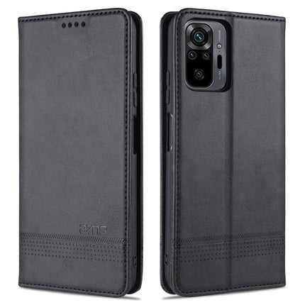 AZNS Magnetic Calf Texture Horizontal Flip Leather Case with Card Slots & Holder & Wallet, For Xiaomi Redmi Note 10 Pro, For Xiaomi Redmi Note 10 Pro Max, For Xiaomi Mi 10S, For vivo X60 Pro