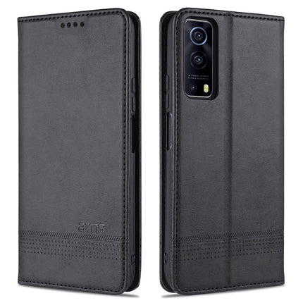 AZNS Magnetic Calf Texture Horizontal Flip Leather Case with Card Slots & Holder & Wallet, For vivo Y72 5G, For vivo iQOO Z3