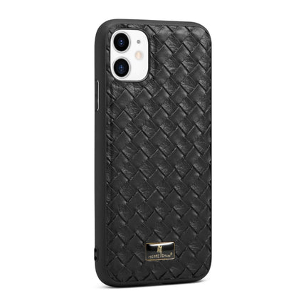 Fierre Shann Leather Texture Phone Back Cover Case, For iPhone 11 Pro, For iPhone 11 Pro Max, For iPhone 12 mini, For iPhone 12 / 12 Pro, For iPhone 12 Pro Max