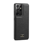 For Samsung Galaxy S21 Ultra 5G / Cowhide Black