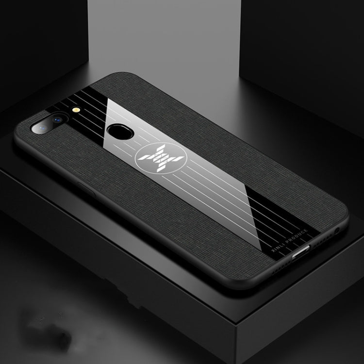 XINLI Stitching Cloth Textue Shockproof TPU Protective Case, For OPPO R15 Standard Edition, For OPPO R15 Dream Mirror Edition, For OPPO Realme Q, For OPPO Realme X / K3