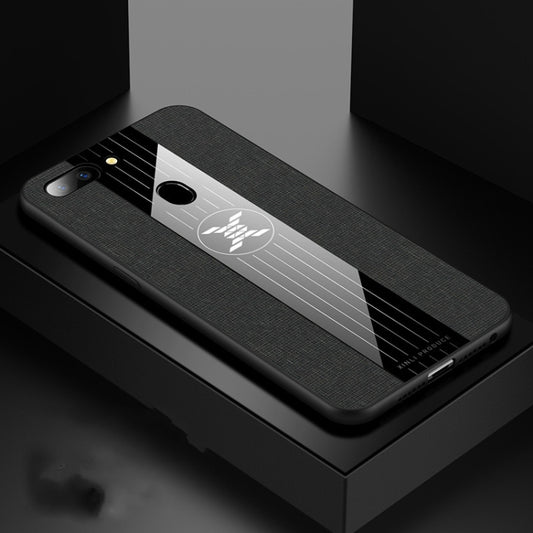 XINLI Stitching Cloth Textue Shockproof TPU Protective Case, For OPPO R15 Standard Edition, For OPPO R15 Dream Mirror Edition, For OPPO Realme Q, For OPPO Realme X / K3