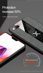 XINLI Stitching Cloth Textue Shockproof TPU Protective Case, For OPPO R15 Standard Edition, For OPPO R15 Dream Mirror Edition, For OPPO Realme Q, For OPPO Realme X / K3