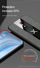 XINLI Stitching Cloth Textue Shockproof TPU Protective Case, For OPPO Reno 10x Zoom