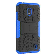 Tire Texture TPU + PC Shockproof Case with Holder, For Nokia 2.2, For OPPO Realme X, For Huawei Honor 9X Pro, For Galaxy Note 10 Plus