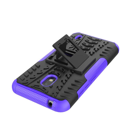 Tire Texture TPU + PC Shockproof Case with Holder, For Nokia 2.2, For Galaxy Note 10 Plus, For Xiaomi Mi CC9e