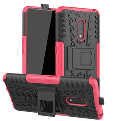 Tire Texture TPU + PC Shockproof Case with Holder, For Nokia 2.2, For OPPO Realme X, For Huawei Honor 9X Pro, For Galaxy Note 10 Plus