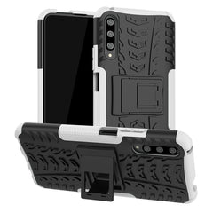 Tire Texture TPU + PC Shockproof Case with Holder, For Nokia 2.2, For OPPO Realme X, For Huawei Honor 9X Pro, For Galaxy Note 10 Plus