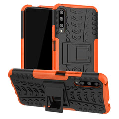 Tire Texture TPU + PC Shockproof Case with Holder, For Nokia 2.2, For OPPO Realme X, For Huawei Honor 9X Pro, For Galaxy Note 10 Plus