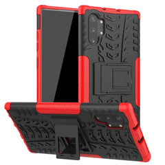 Tire Texture TPU + PC Shockproof Case with Holder, For Nokia 2.2, For OPPO Realme X, For Huawei Honor 9X Pro, For Galaxy Note 10 Plus