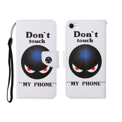 Painted Pattern Horizontal Flip Leathe Case, For iPhone SE (2020)/ 7 /8