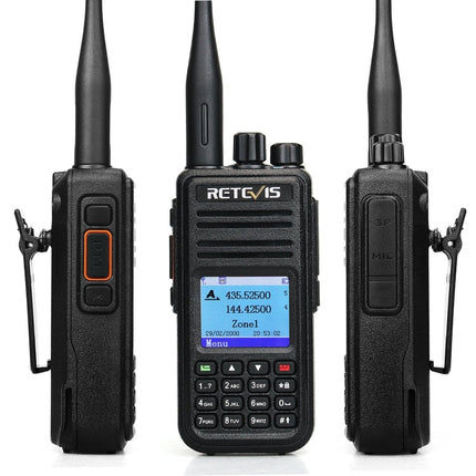 RETEVIS RT3S 136-174MHz + 400-480MHz 3000CH Handheld DMR Digital Two Way Radio Walkie Talkie