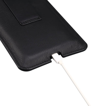 Universal Cow Leather Vertical Mobile Phone Leather Case Waist Bag For 7.2 inch and Below Phones, For 7.2 inch and Below Phones
