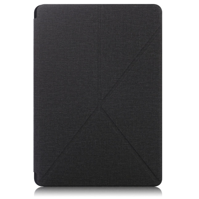 Cloth Texture Multi-folding Horizontal Flip PU Leather Shockproof Case with Holder & Sleep / Wake-up Function, For Samsung Galaxy Tab S8+ / Tab S8 Plus /  Tab S7 FE / Tab S7+ T970 / T975, For Samsung Galaxy Tab S8 / Galaxy Tab S7 T870                  ...