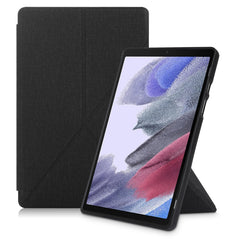 Cloth Texture Multi-folding Horizontal Flip PU Leather Shockproof Case with Holder & Sleep / Wake-up Function, For Samsung Galaxy Tab S8+ / Tab S8 Plus /  Tab S7 FE / Tab S7+ T970 / T975, For Samsung Galaxy Tab S8 / Galaxy Tab S7 T870������������������...