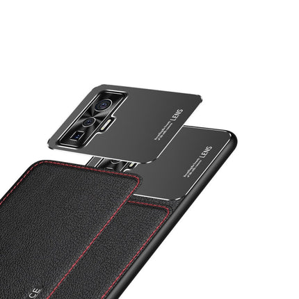 Frosted Metal + Leather Texture Protective Case, For OPPO Reno4 Pro, For vivo X50, For vivo S7, For vivo iQOO 5 5G, For iPhone 11