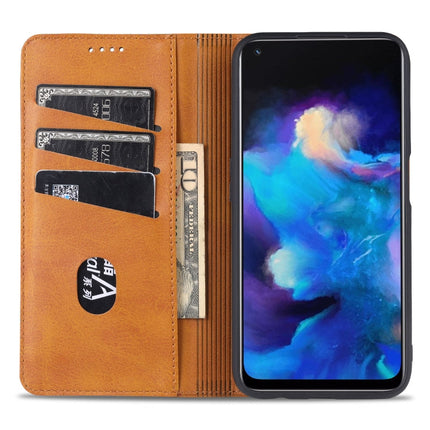 AZNS Magnetic Calf Texture Horizontal Flip Leather Case with Card Slots & Holder & Wallet, For OPPO A93 (5G), For OPPO A74 (5G), For Xiaomi Redmi K40, For Xiaomi Redmi K40 Pro
