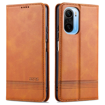 AZNS Magnetic Calf Texture Horizontal Flip Leather Case with Card Slots & Holder & Wallet, For OPPO A93 (5G), For OPPO A74 (5G), For Xiaomi Redmi K40, For Xiaomi Redmi K40 Pro