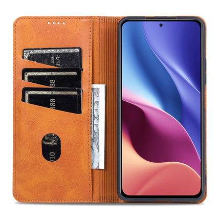 AZNS Magnetic Calf Texture Horizontal Flip Leather Case with Card Slots & Holder & Wallet, For Xiaomi Poco F3, For Samsung Galaxy A32 4G