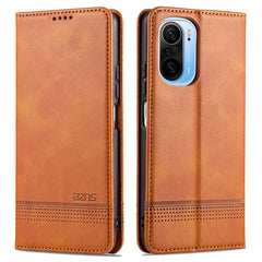 AZNS Magnetic Calf Texture Horizontal Flip Leather Case with Card Slots & Holder & Wallet, For Xiaomi Poco F3, For Samsung Galaxy A32 4G