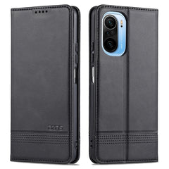 AZNS Magnetic Calf Texture Horizontal Flip Leather Case with Card Slots & Holder & Wallet, For Xiaomi Poco F3, For Samsung Galaxy A32 4G