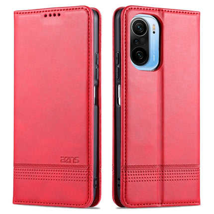 AZNS Magnetic Calf Texture Horizontal Flip Leather Case with Card Slots & Holder & Wallet, For Xiaomi Poco F3, For Samsung Galaxy A32 4G