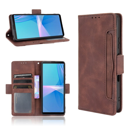 Skin Feel Calf Pattern Horizontal Flip Leather Case with Holder & Card Slots & Photo Frame, For Sony Xperia 1 III, For Sony Xperia 10  III, For Xiaomi Mi 10S, For Xiaomi Mi 11 Lite 4G / Mi 11 Lite 5G