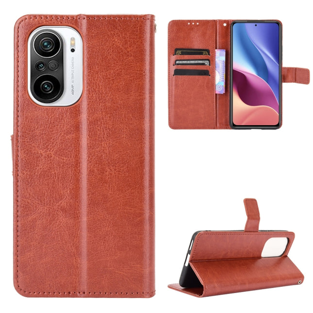 Retro Crazy Horse Texture Horizontal Flip Leather Case with Holder & Card Slots & Photo Frame, For Xiaomi Mi 11i / Poco F3 / Redmi K40 / K40 Pro, For Xiaomi Black Shark 4 / 4 Pro, For Samsung Galaxy A32 4G(EU Version), For Samsung Galaxy Xcover 5      ...