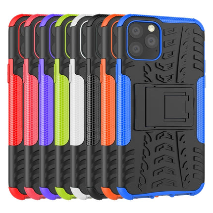 Tire Texture TPU + PC Shockproof Case with Holder, For iPhone 11 Pro, For iPhone 11