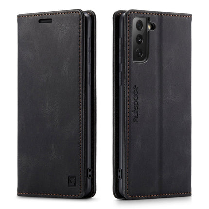 AutSpace A01 Retro Skin-feel Crazy Horse Texture Horizontal Flip Leather Case with Holder & Card Slots & Wallet & RFID, For Samsung Galaxy S21 5G, For Samsung Galaxy A52 5G / 4G