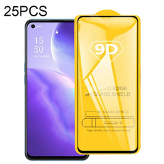 For OPPO A74 5G 25pcs 9D Full Glue Full Screen Tempered Glass Film, For OPPO Reno5 Z (25 PCS), For OPPO A74 5G (25 PCS), For OPPO F19 (25 PCS), For OPPO A54 (25 PCS), For OPPO Find X3 Lite (25 PCS), For OPPO F19 Pro / F19 Pro+ (25 PCS)�����������������...