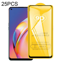 For OPPO A74 5G 25pcs 9D Full Glue Full Screen Tempered Glass Film, For OPPO Reno5 Z (25 PCS), For OPPO A74 5G (25 PCS), For OPPO F19 (25 PCS), For OPPO A54 (25 PCS), For OPPO Find X3 Lite (25 PCS), For OPPO F19 Pro / F19 Pro+ (25 PCS)�����������������...