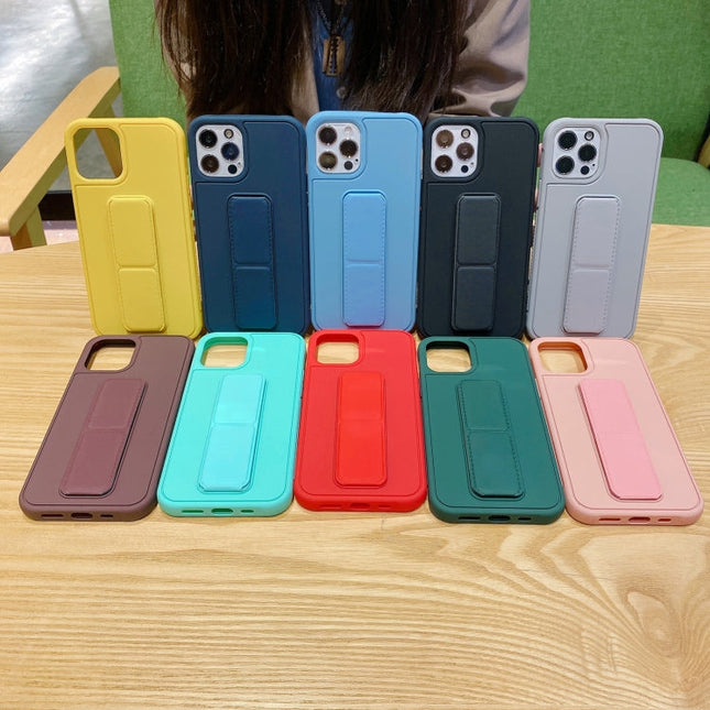Colorful TPU + PC Shockproof Case with Wrist Strap Holder, For iPhone 12 Pro Max, For iPhone 12 / 12 Pro