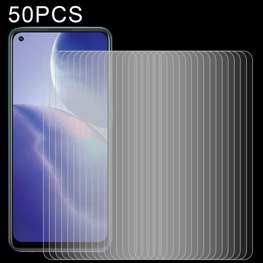 50pcs 0.26mm 9H 2.5D Tempered Glass Film