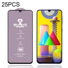 25 PCS 9H HD Large Arc High Alumina Full Screen Tempered Glass Film, For Samsung Galaxy S10 Lite (25 PCS), For Samsung Galaxy M11 (25 PCS), For Samsung Galaxy M21 / M21 2021 (25 PCS), For Samsung Galaxy M31 (25 PCS), For Samsung Galaxy M31s (25 PCS)