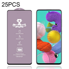 25 PCS 9H HD Large Arc High Alumina Full Screen Tempered Glass Film, For Samsung Galaxy S10 Lite (25 PCS), For Samsung Galaxy M11 (25 PCS), For Samsung Galaxy M21 / M21 2021 (25 PCS), For Samsung Galaxy M31 (25 PCS), For Samsung Galaxy M31s (25 PCS)