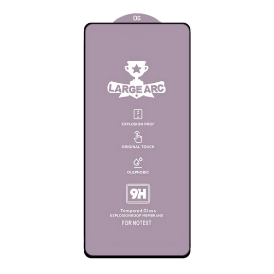 25 PCS 9H HD Large Arc High Alumina Full Screen Tempered Glass Film, For Samsung Galaxy A71 5G (25 PCS)