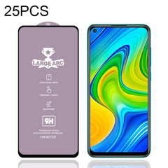 25 PCS 9H HD Large Arc High Alumina Full Screen Tempered Glass Film, For Xiaomi Redmi Note 9T (25 PCS), For Xiaomi Redmi 9 Power (25 PCS), For Xiaomi Redmi 9T (25 PCS), For Xiaomi Redmi 10X 4G (25 PCS), For Xiaomi Redmi 10X 5G (25 PCS)�����������������...