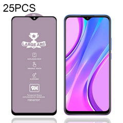 25 PCS 9H HD Large Arc High Alumina Full Screen Tempered Glass Film, For Xiaomi Redmi Note 9T (25 PCS), For Xiaomi Redmi 9 Power (25 PCS), For Xiaomi Redmi 9T (25 PCS), For Xiaomi Redmi 10X 4G (25 PCS), For Xiaomi Redmi 10X 5G (25 PCS)�����������������...