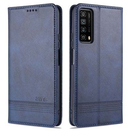 AZNS Magnetic Calf Texture Horizontal Flip Leather Case with Card Slots & Holder & Wallet, For Huawei P smart 2021, For Huawei  Y7a, For Huawei  Enjoy 20 SE 4G