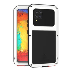 LOVE MEI Metal Shockproof Waterproof Dustproof Protective Case with Glass, For Samsung Galaxy A32 5G, For Samsung Galaxy A42, For Samsung Galaxy A52 5G / 4G, For Samsung Galaxy S21 5G, For Samsung Galaxy S21+ 5G