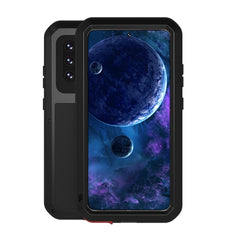 LOVE MEI Metal Shockproof Waterproof Dustproof Protective Case with Glass, For Samsung Galaxy A32 5G, For Samsung Galaxy A42, For Samsung Galaxy A52 5G / 4G, For Samsung Galaxy S21 5G, For Samsung Galaxy S21+ 5G