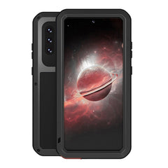 LOVE MEI Metal Shockproof Waterproof Dustproof Protective Case with Glass, For Samsung Galaxy A72 5G / 4G