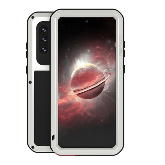 LOVE MEI Metal Shockproof Waterproof Dustproof Protective Case with Glass, For Samsung Galaxy A72 5G / 4G